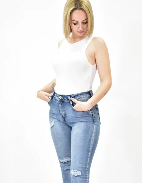 Body blanco tirantes