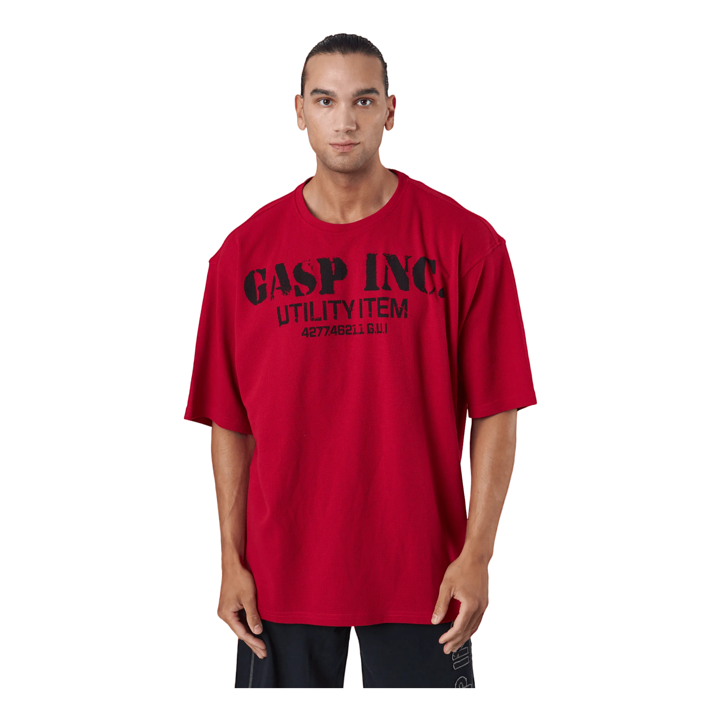 Gasp Iron Thermal Tee Chili Red