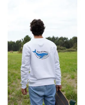 Sudadera Whalevolution White 