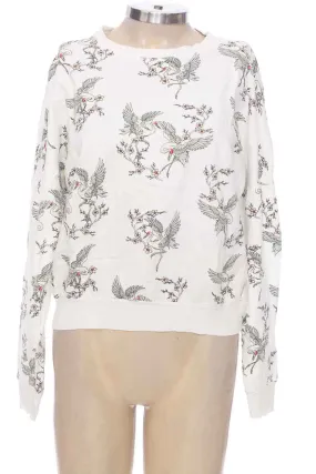 Sweater color Blanco - Color Blue