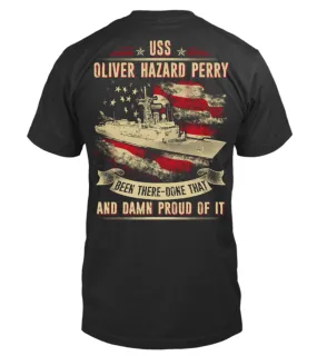 USS Oliver Hazard Perry (FFG-7)  T-shirt Camiseta cuello redondo Unisex
