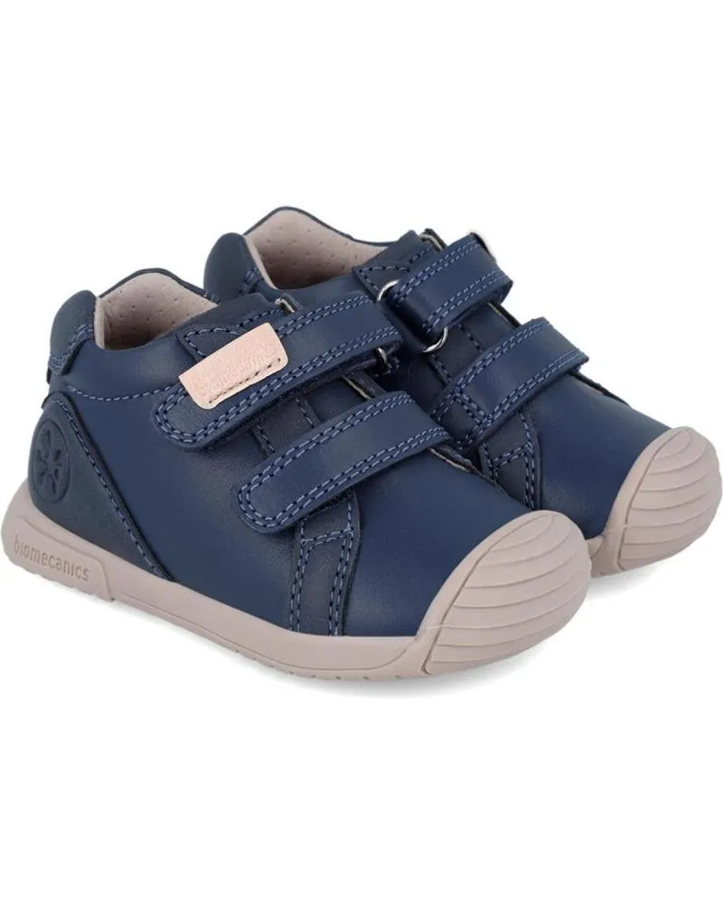 ZAPATOS BIOMECANICS  DE NIñO 241126A789 ZAPATO SPORT COLOR Y JEANS  AZUL